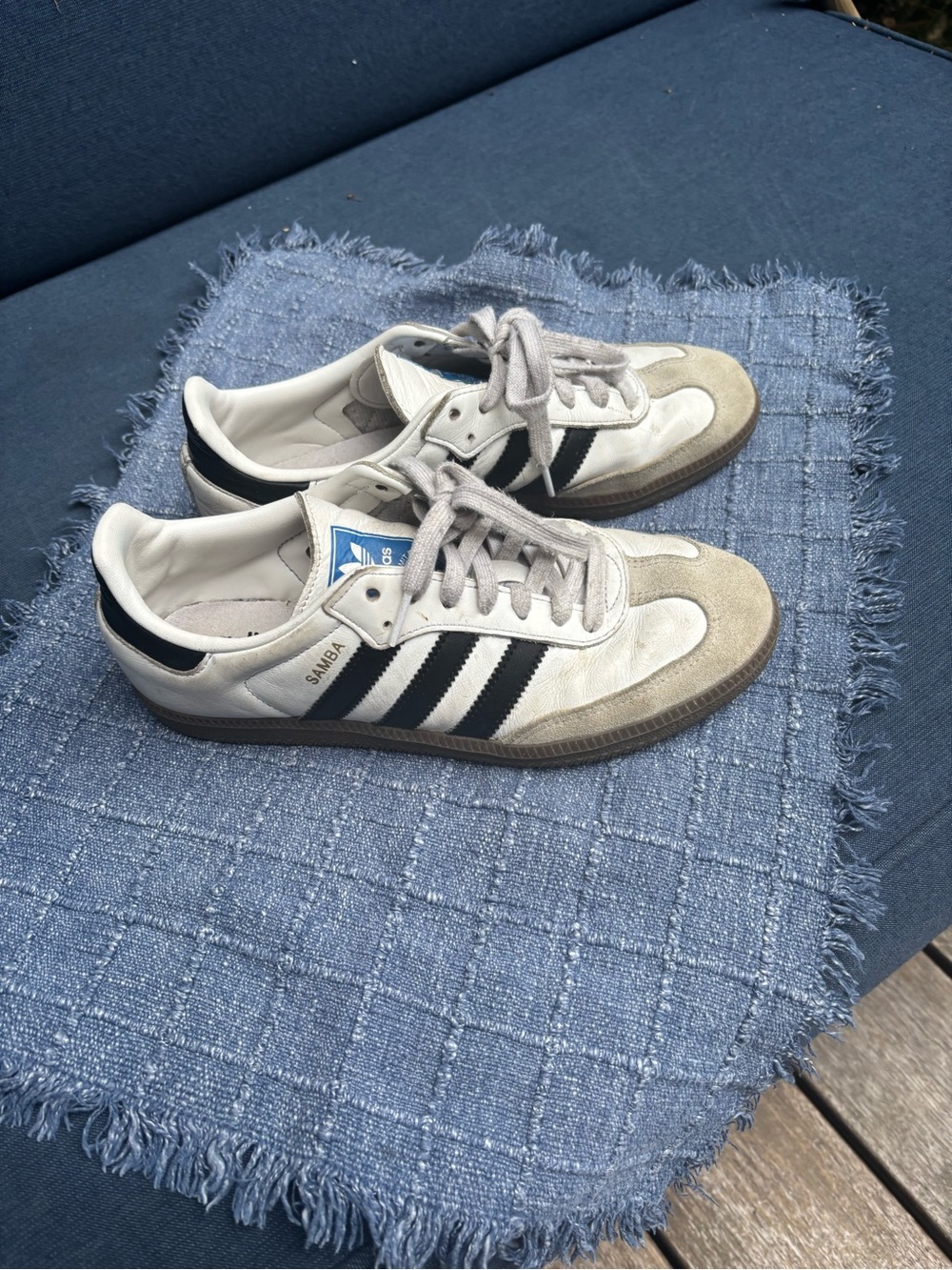 adidas Samba Men’s White and Black Classic Sneakers